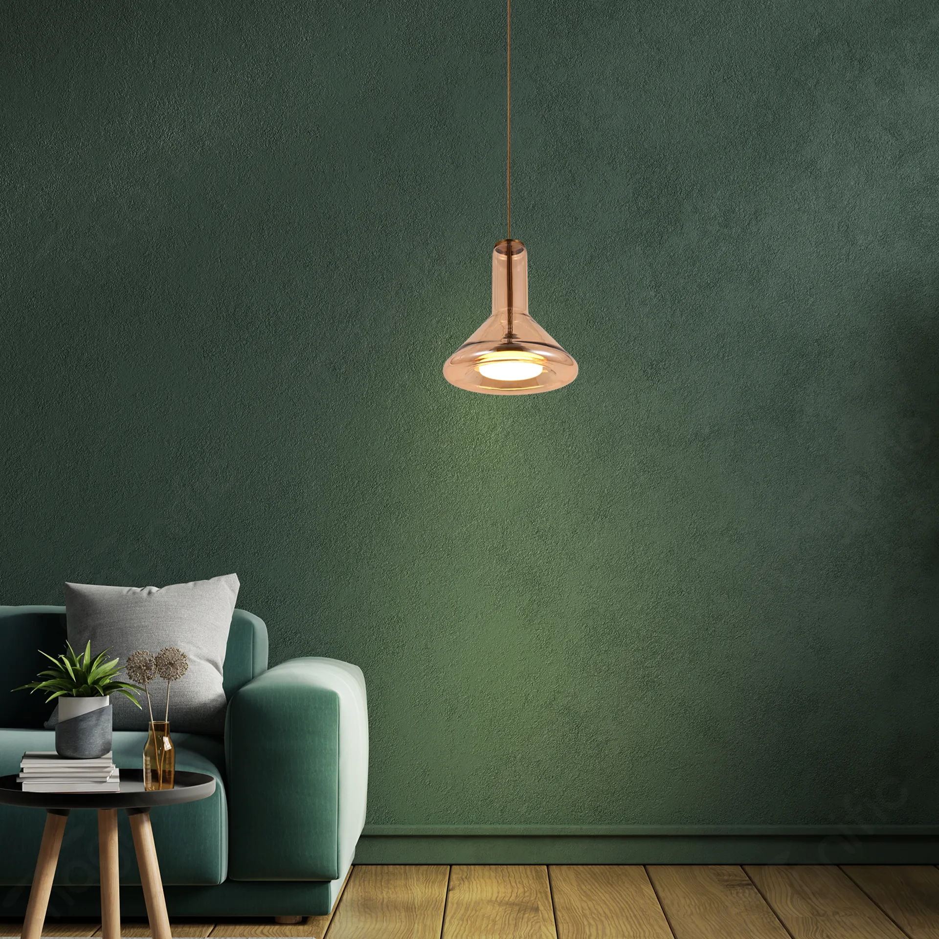 Magnific Glass Stylish Pendant Light