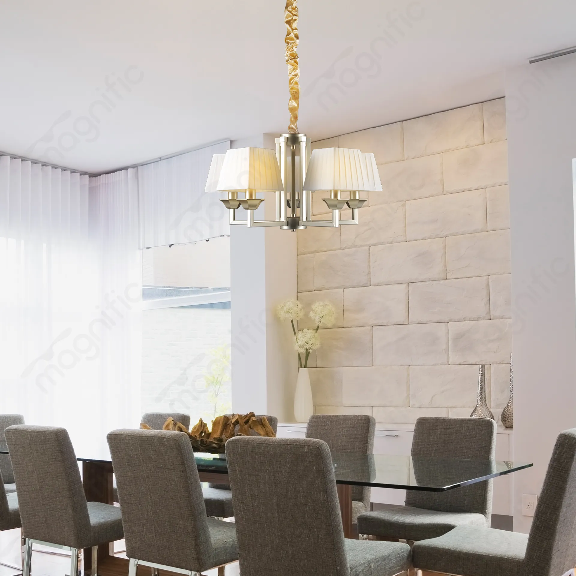 Magnific Champagne Gold Chandelier