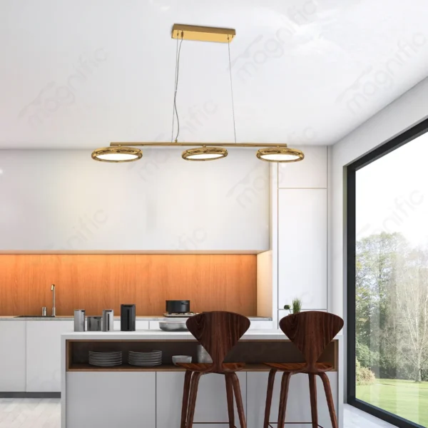 Magnific Gold Vertical Hanging light