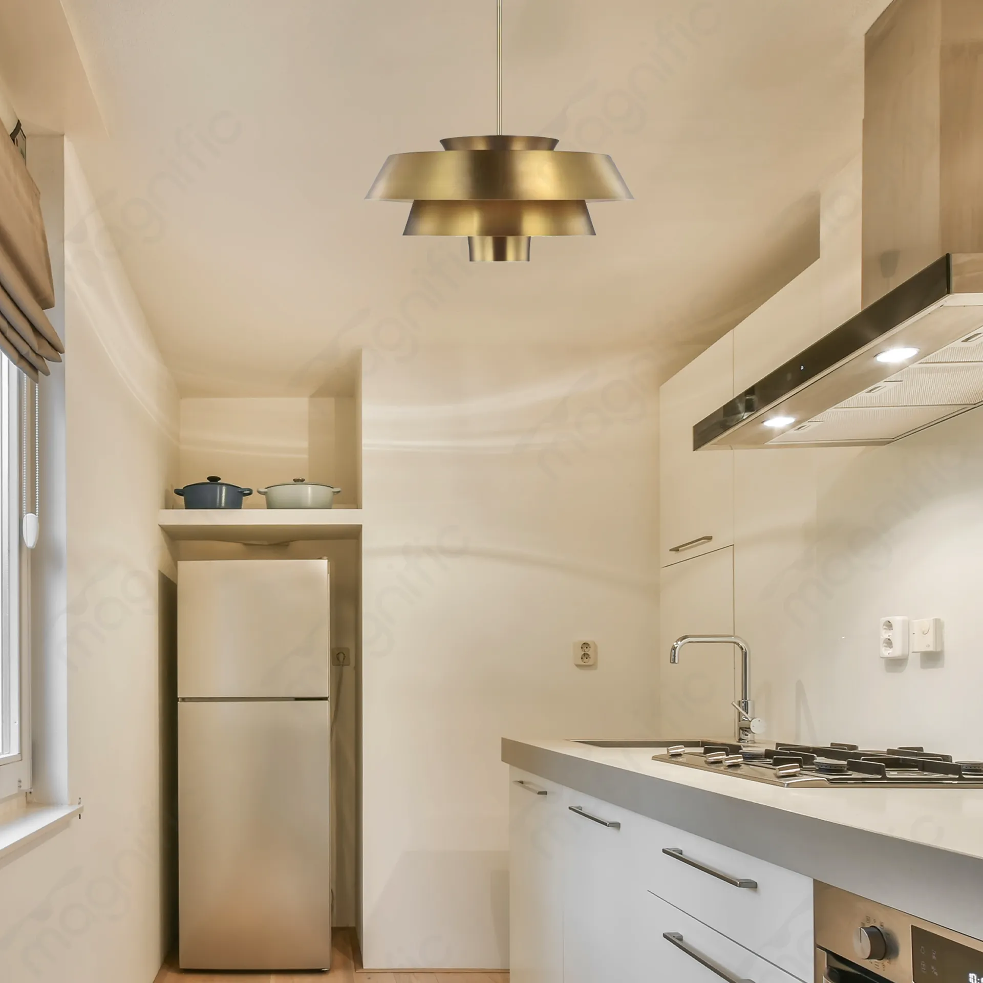 Magnific Brass Long-Lasting Pendant Light