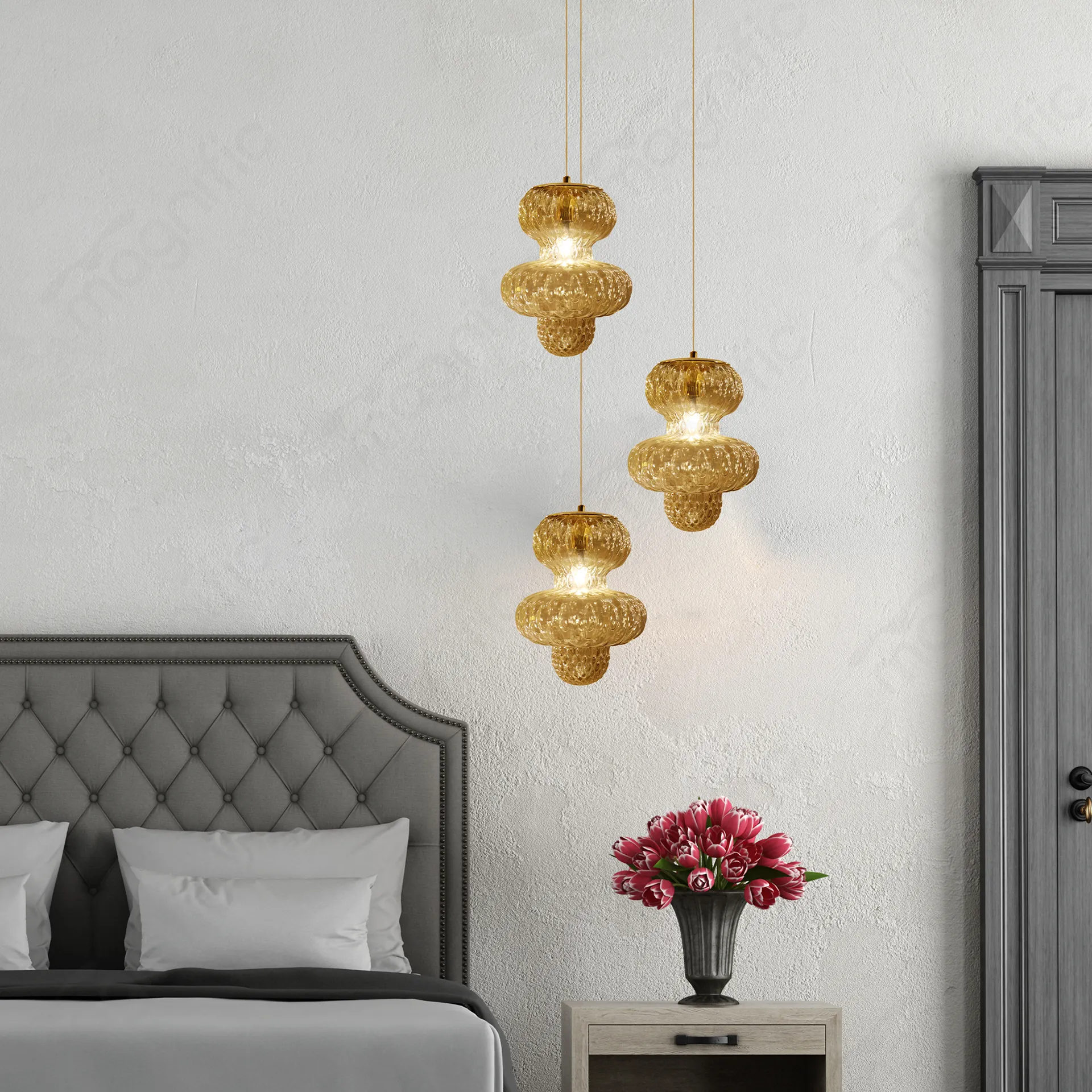 Magnific Elegant Glass Pendant Light