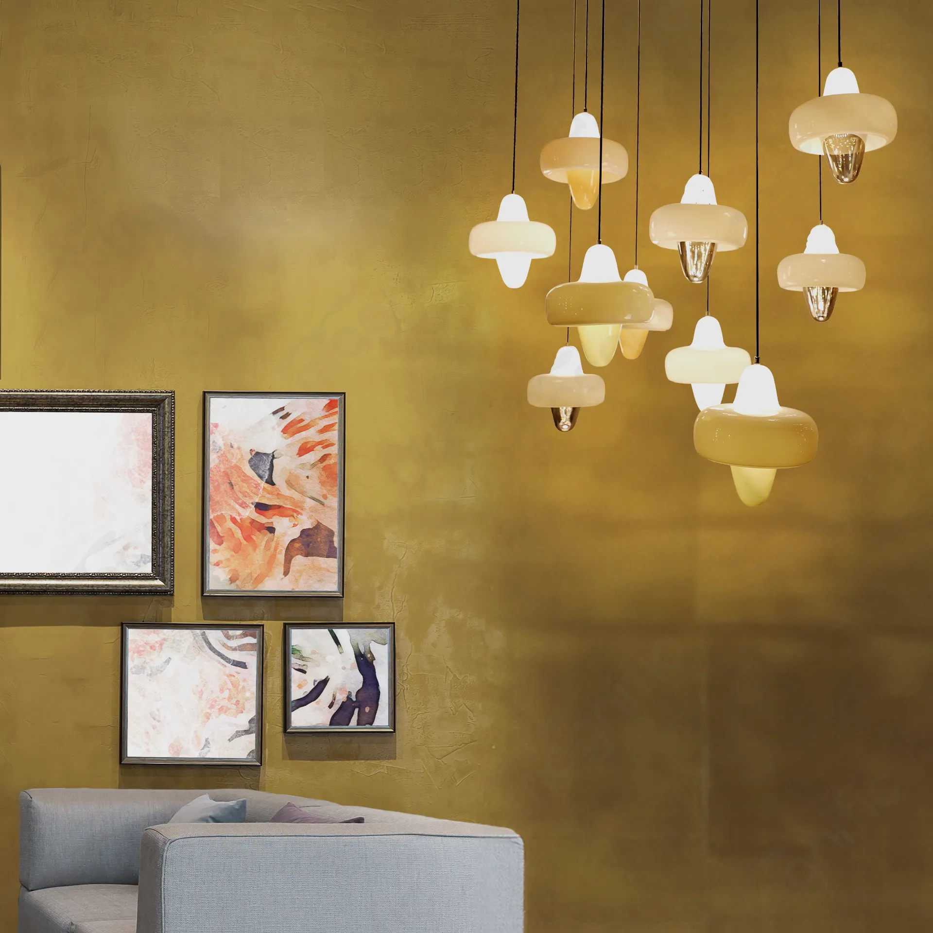 Magnific Premium Glass Pendant Light