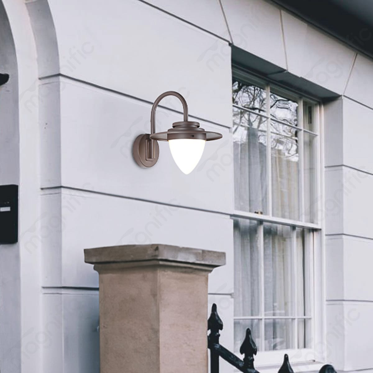 Modern outdoor pendant light for dining