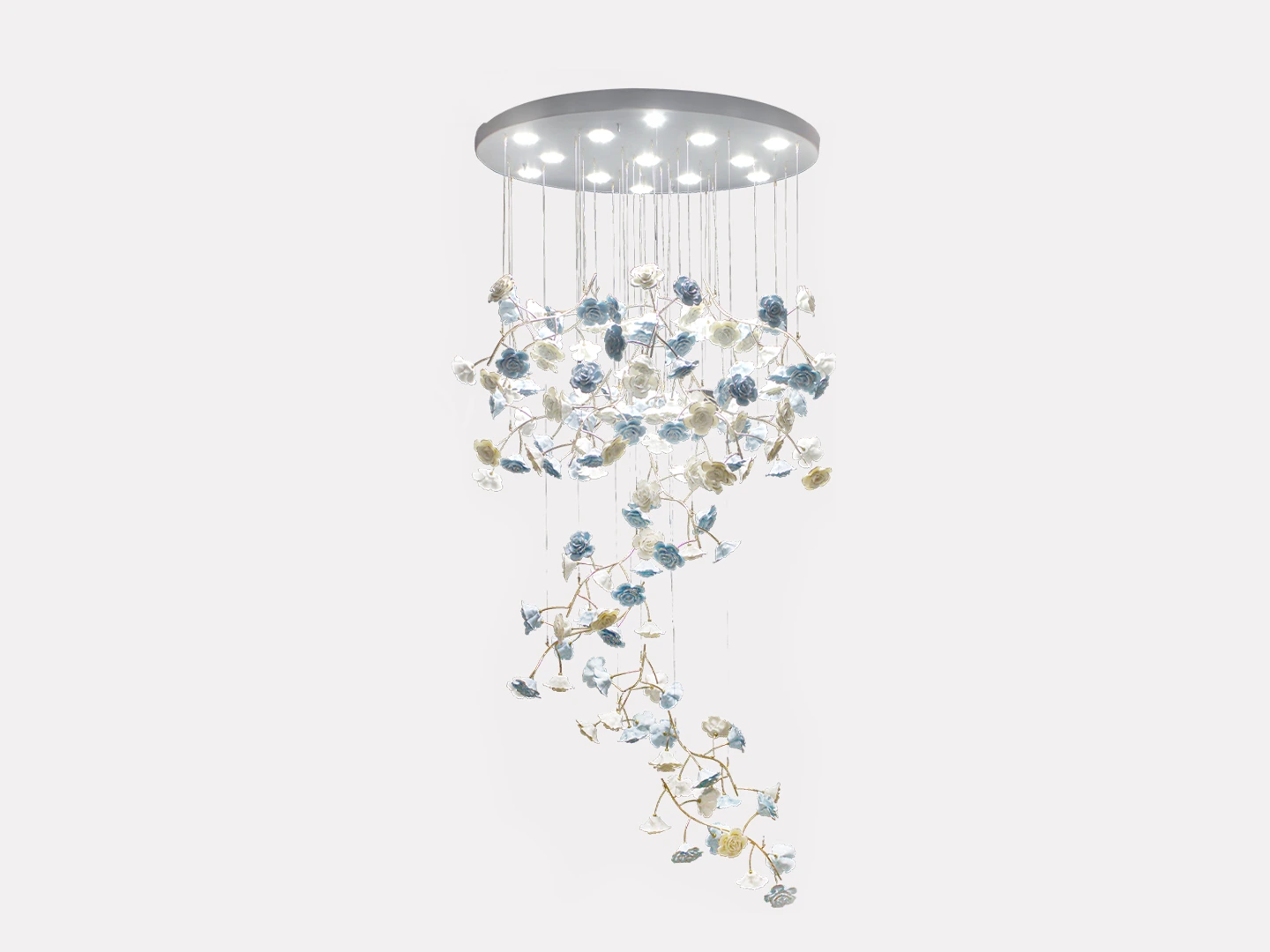 Double Height Chandelier