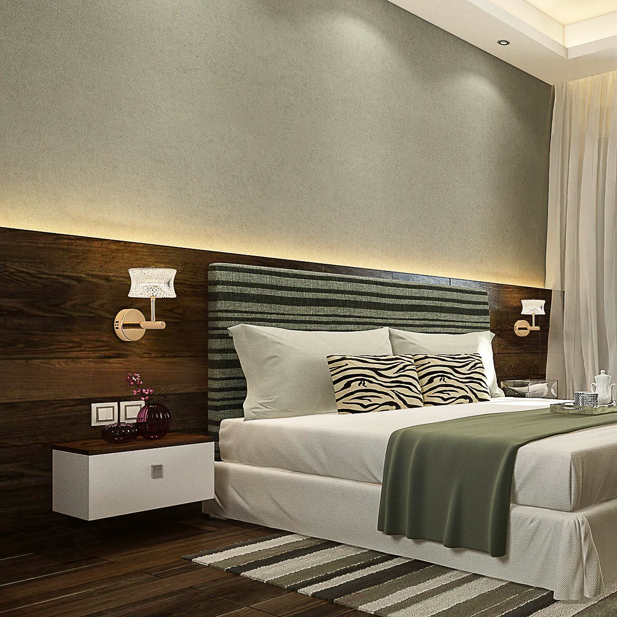 Modern Functional Gold Accent Wall Lighting | Magnific