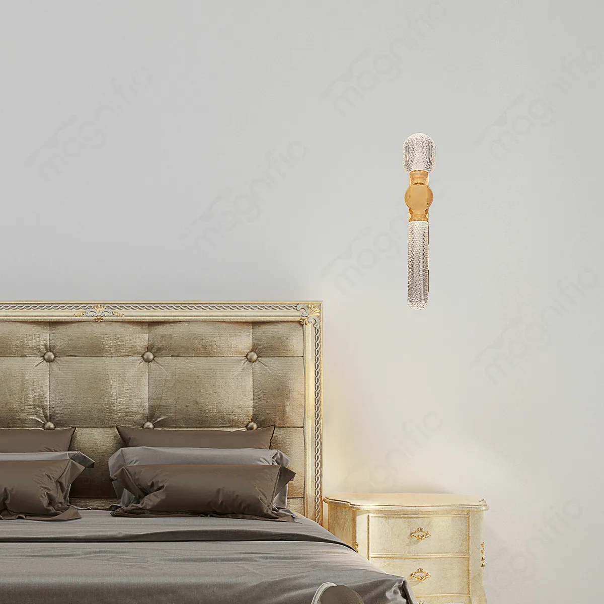 Magnific Elegant Vertical LED Wall Sconce