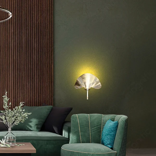 Unique Gold Accent Wall Light | Contemporary Design