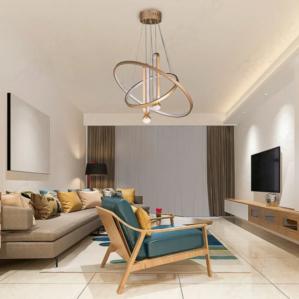 Magnific Designer Champagne Gold chandelier Light