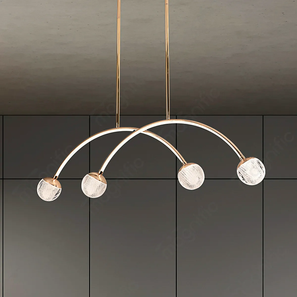 Modern Abstract Loop Hanging Light |