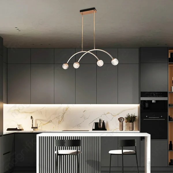 Modern Abstract Loop Hanging Light