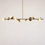 Magnific Elegant Brass Multi-Shape Pendant