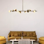 Magnific Elegant Brass Multi-Shape Pendant