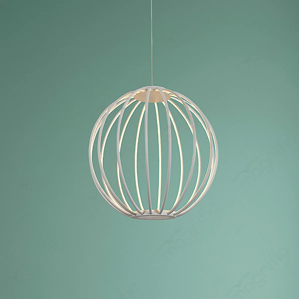 Elegant White Pendant Light for Dining Room