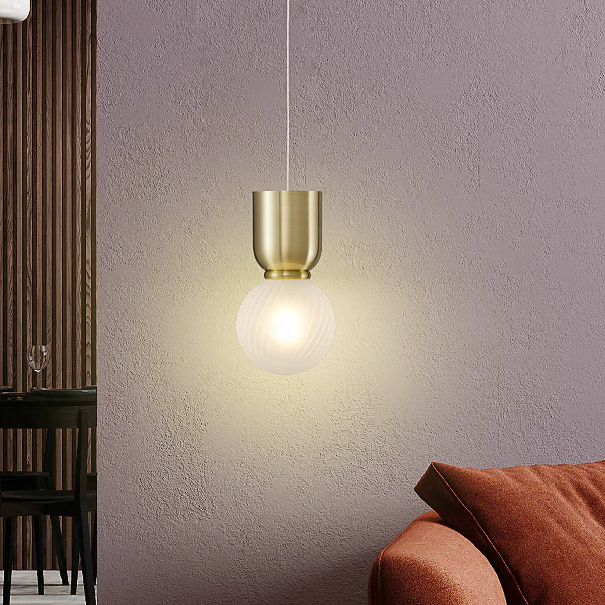 Magnific Contemporary Round LED Pendant Light