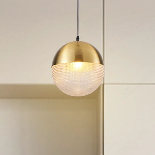 Magnific Stylish Gold Dome Pendant Light
