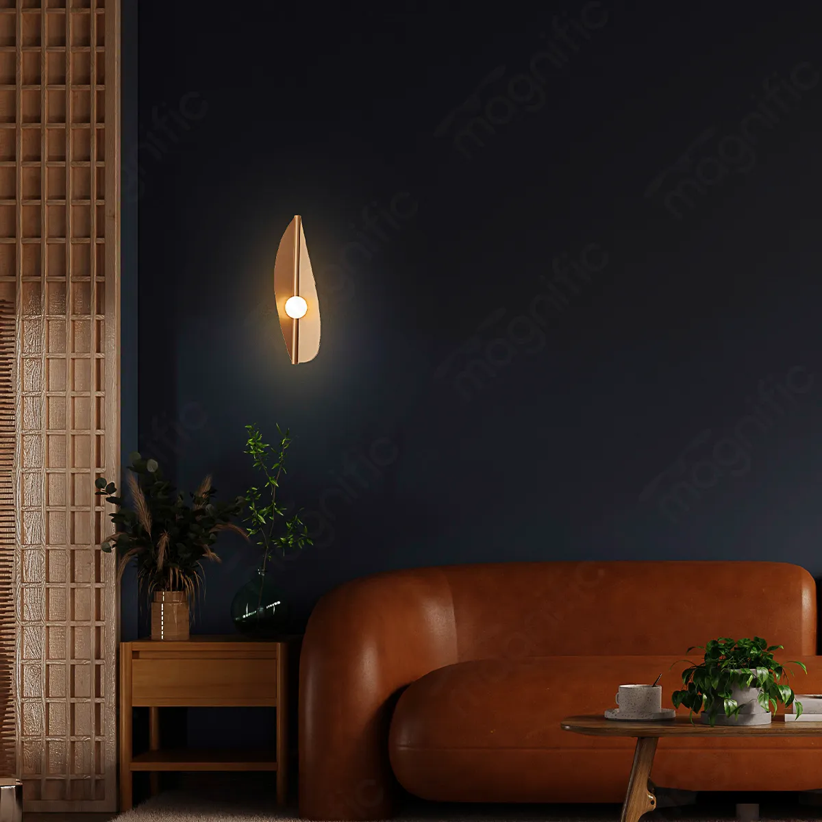 Magnific Unique Leaf Shape LED Wall Lamp |