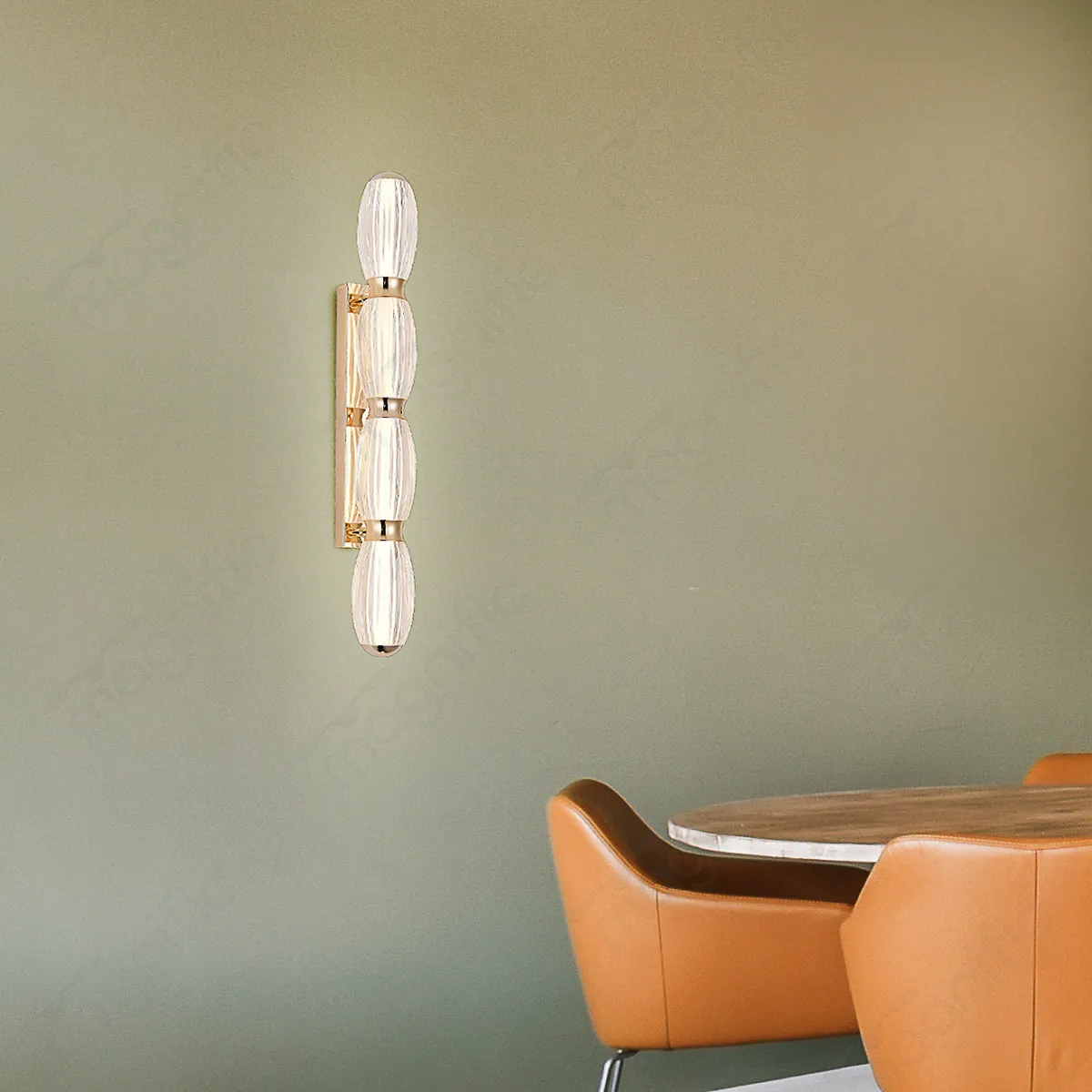 Magnific Stylish Textured White Diffuser Wall Lamp
