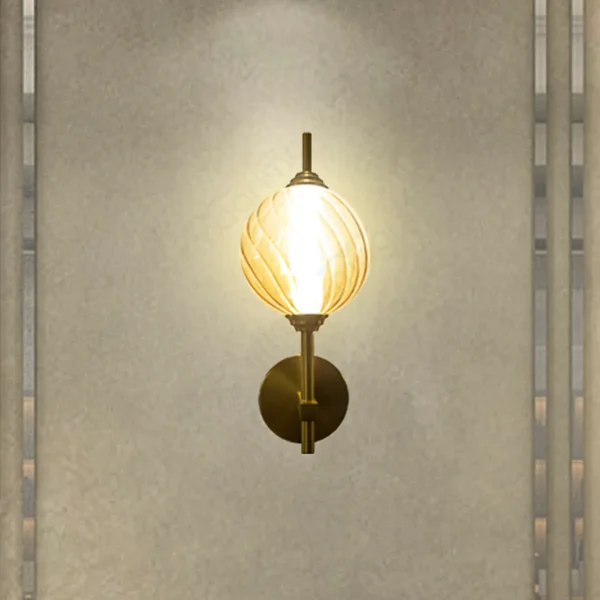 Magnific Stylish Warm Globe Wall Lamp