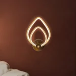 Magnific Unique French Gold & Acrylic Wall Light