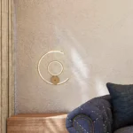 Magnific French Gold C-Shape LED Wall Light