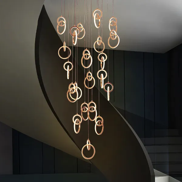 Magnific Double Height Chandelier