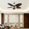 Magnific Tropical Antique Brass Ceiling Fan