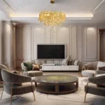 gold crystal chandelier