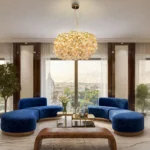 flower crystal chandelier