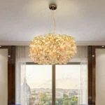 flower crystal chandelier