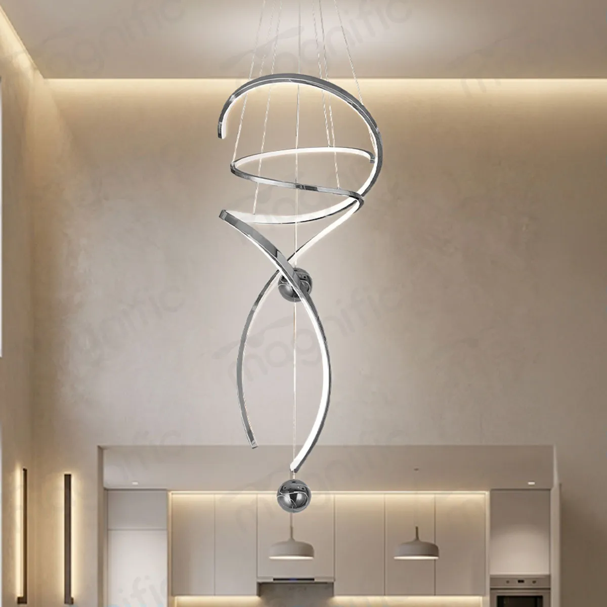 spiral Hanging chandelier