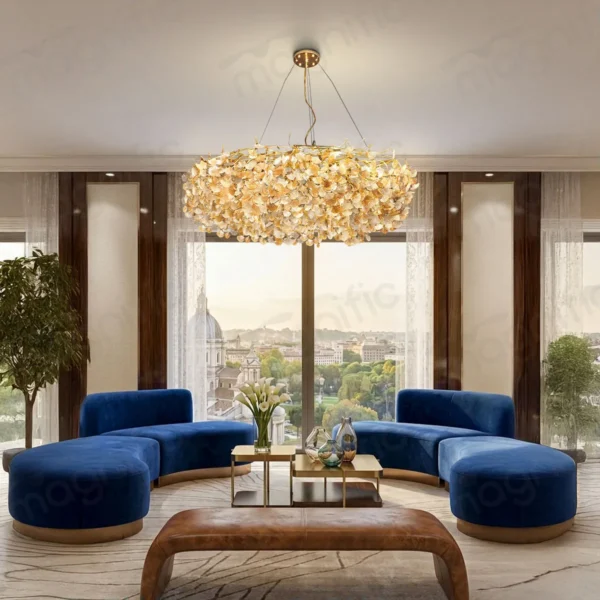 large floral petal chandelier for living room India