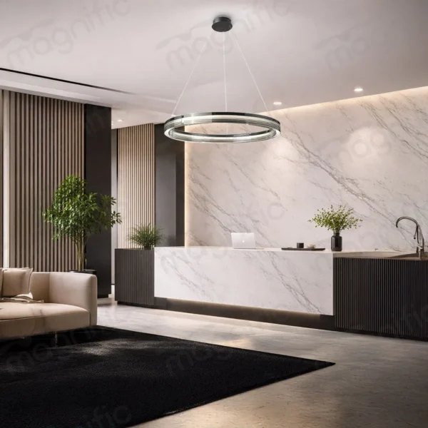 smoky grey ring chandelier for dining room India