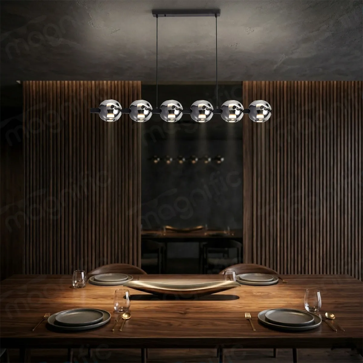 designer linear light for dining table India