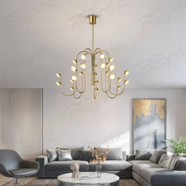 multi-arm chandelier India,