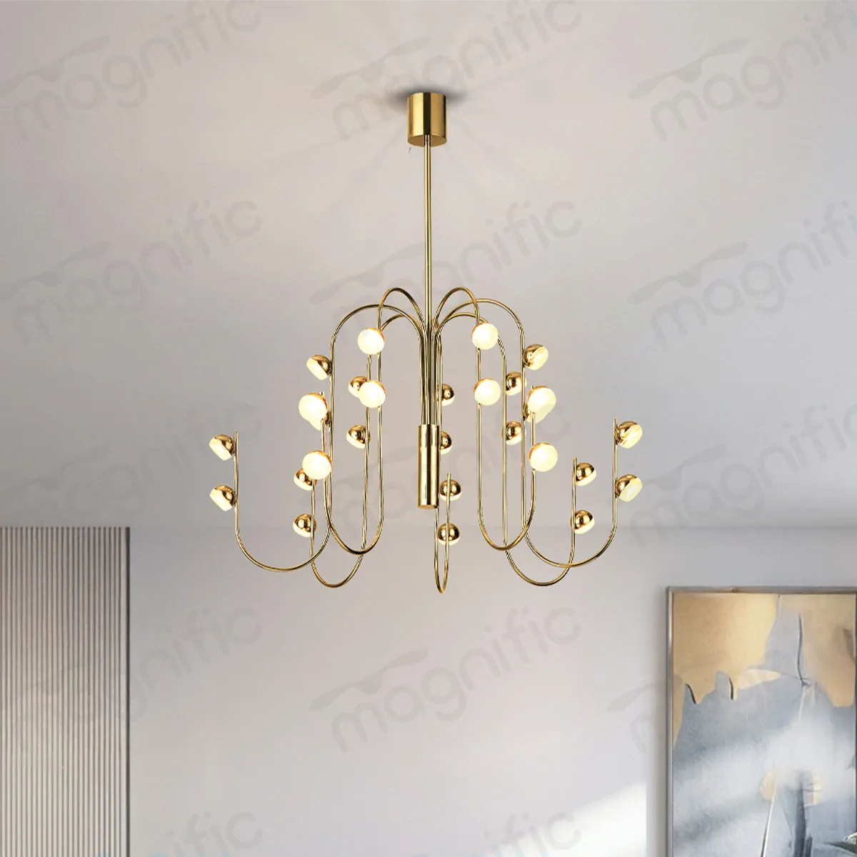 multi-arm chandelier India,