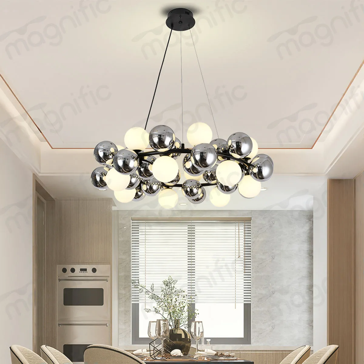 contemporary cluster chandelier for luxury home India