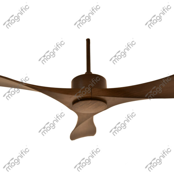 Infinity Dark Wood Magnific Contemporary Designer Ceiling Fans - Enlarged View