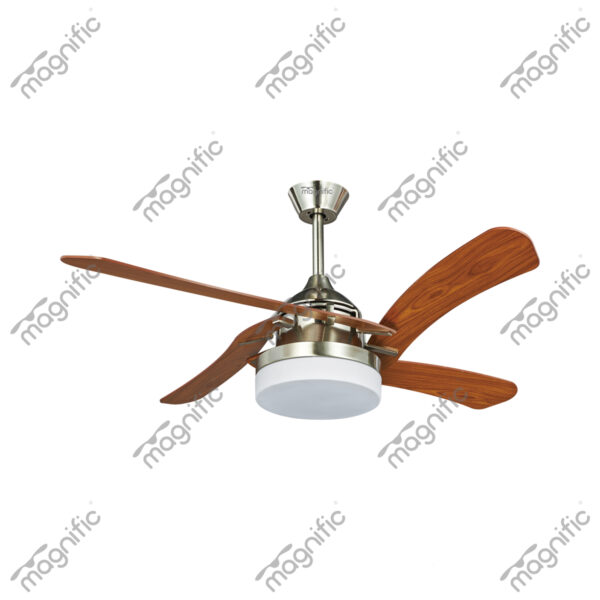 Luxair Satin Finish Magnific Designer Wooden Fans - Side View