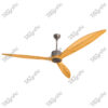 Woody Light Pine Wood Magnific Designer Wooden Fans - Front View