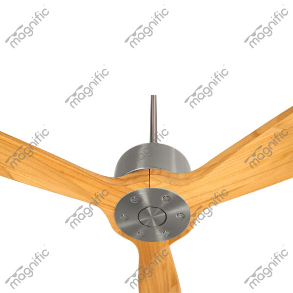 Woody Light Pine Wood Magnific Designer Wooden Fans - Enlarged View